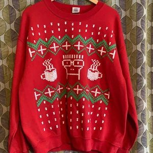 Large Descendents Christmas sweater